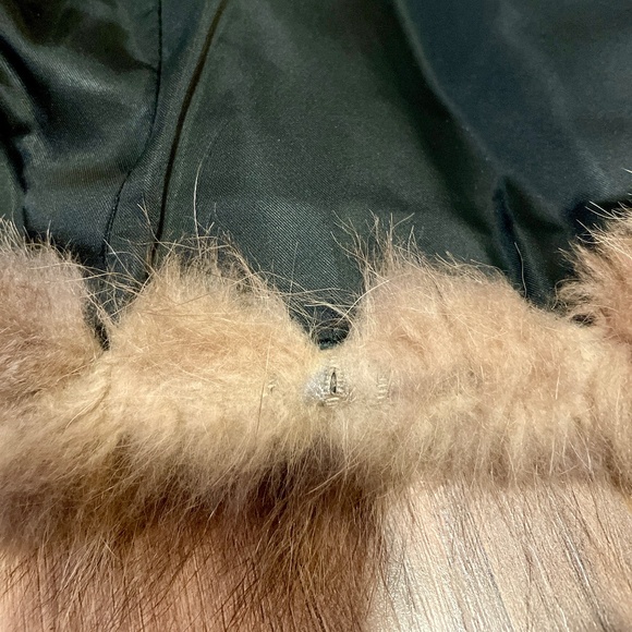 Custom 100% Real Fur vintage Coat waist length jacket - Picture 3 of 13